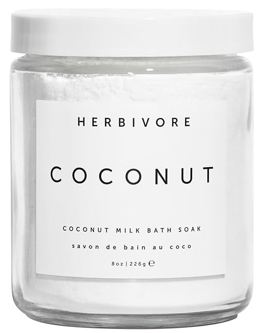 HERBIVORE Coconut Milk Bath Soak | Deeply Hydrating + Skin Softening, Soothing Light Coconut Scen... | Amazon (US)