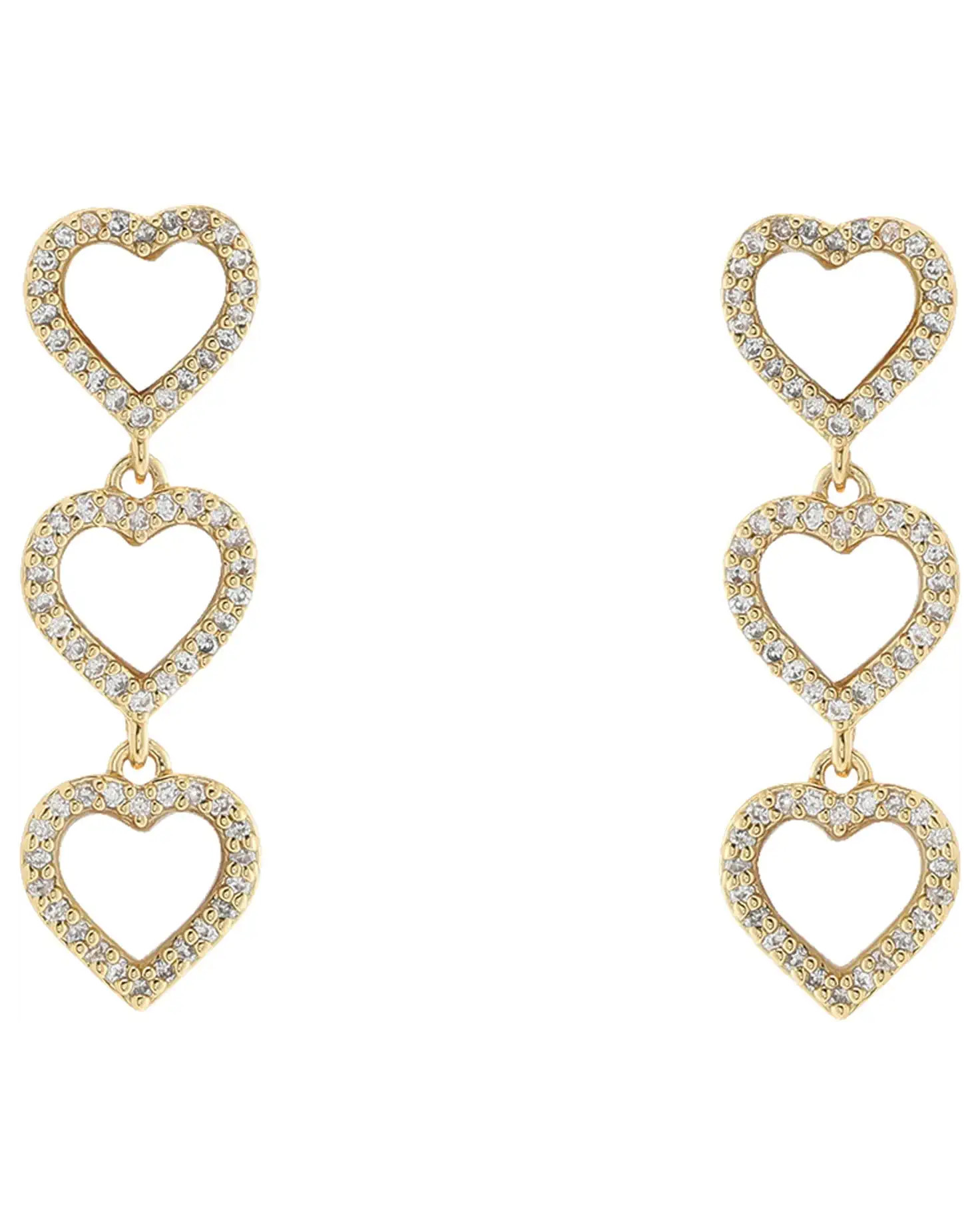 Kate Spade New York Take Heart Linear Earrings | Zappos