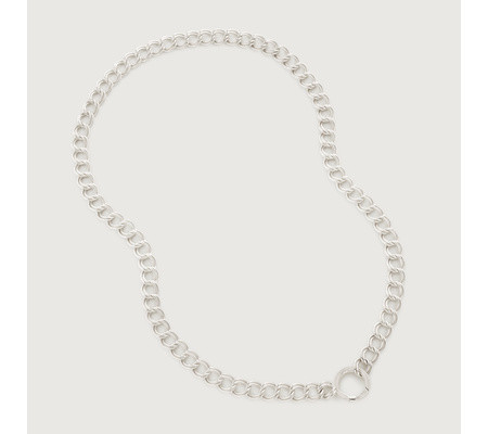 Groove Curb Chain Necklace 48cm/19" | Monica Vinader (US)