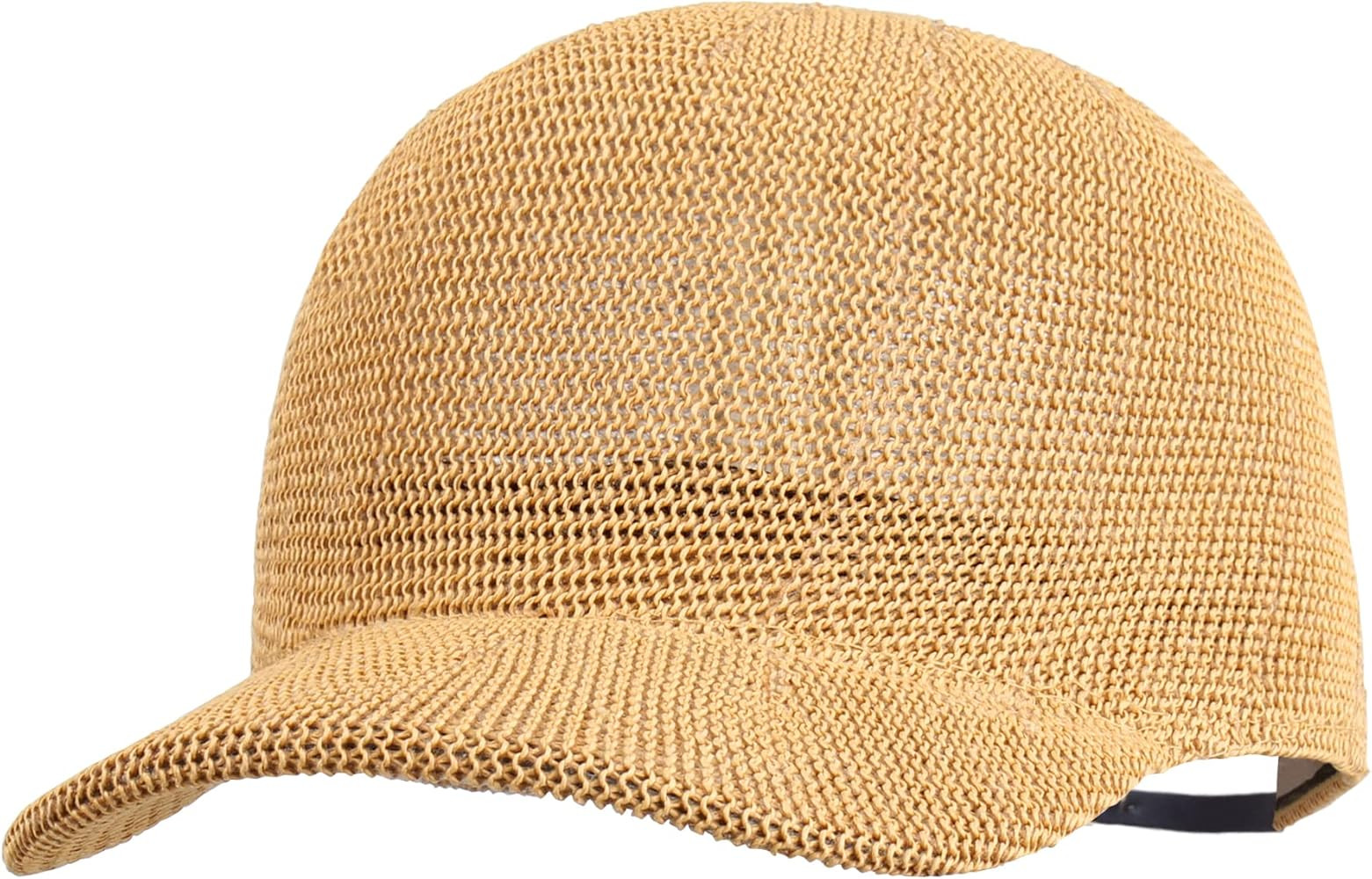 Unisex Adults Straw Woven Visor Sunhat Summer Outdoor Travel Baseball Cap | Amazon (US)