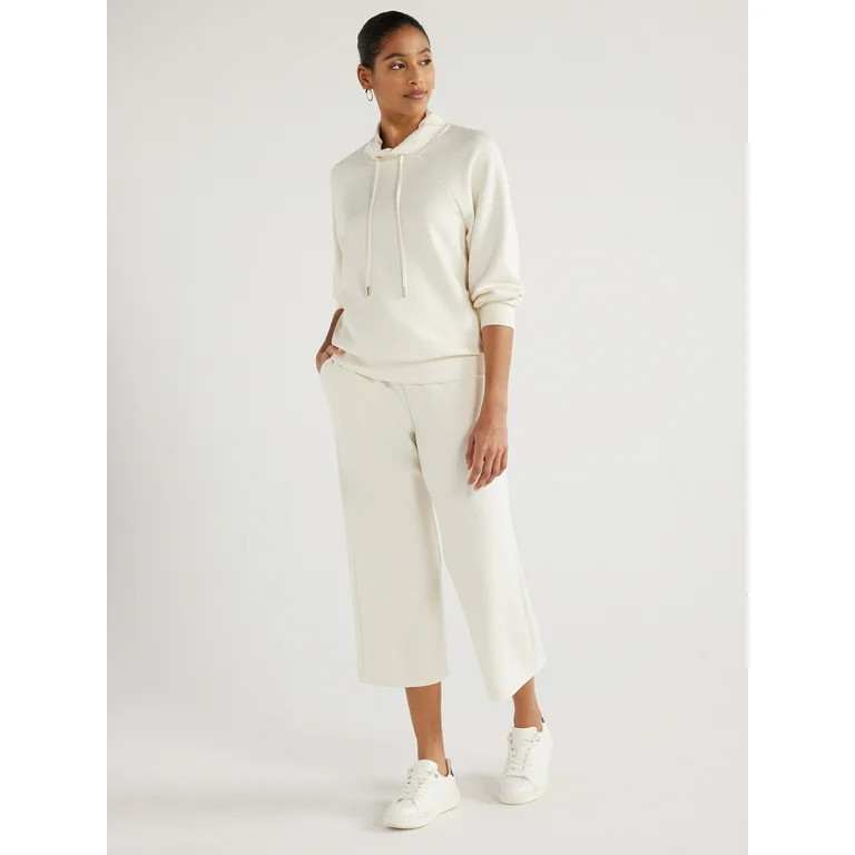 Scoop Women's Ultimate ScubaKnit Funnel Neck Sweatshirt, Sizes XS-XXL | Walmart (US)