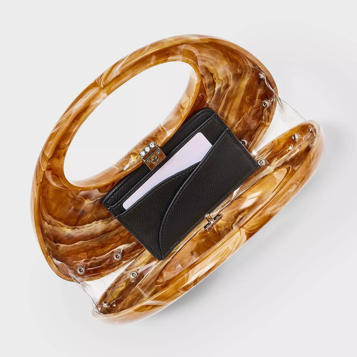 Crescent Marble Minaudiere Clutch - A New Day™ | Target