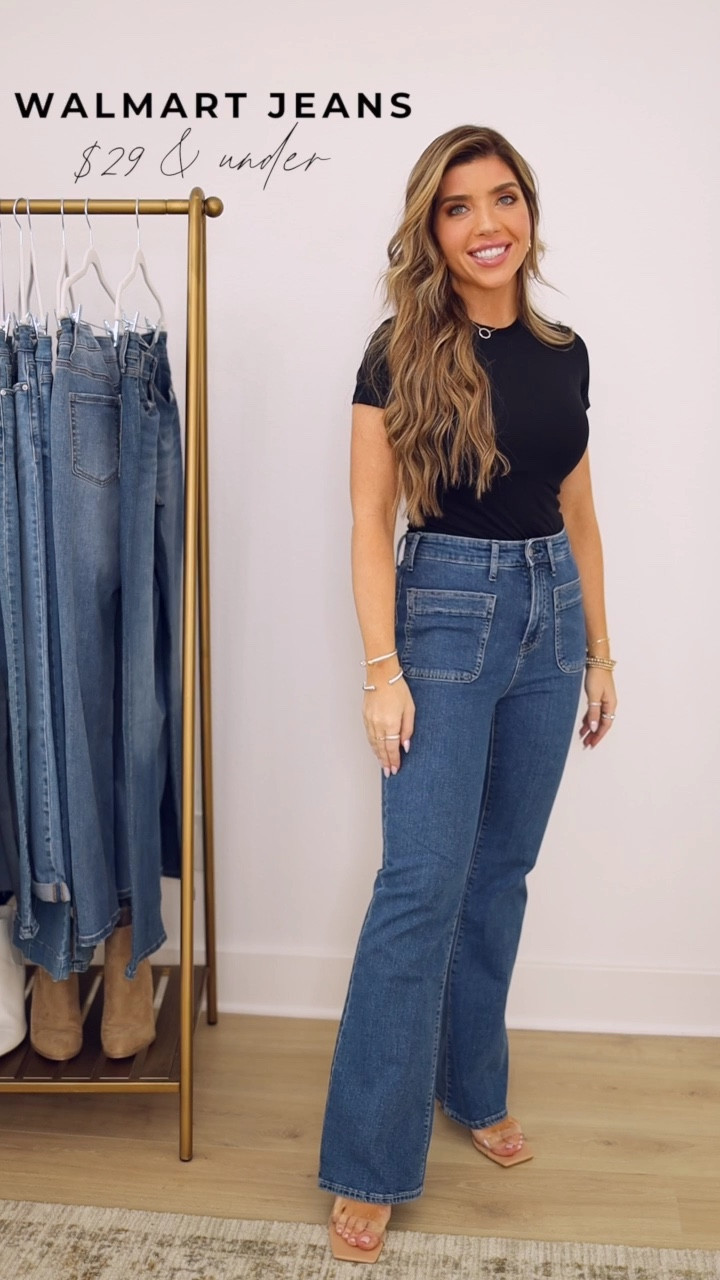 Walmart Jeans $29 & under ‼️ wearing all Walmart jeans in a size 4, all true to size! Perfect for fall! The second pair is actually on sale right now for $8.20 😱

Walmart fall fashion, Walmart try on haul, Madison Payne Walmart 

#LTKSeasonal #LTKunder50 #LTKsalealert