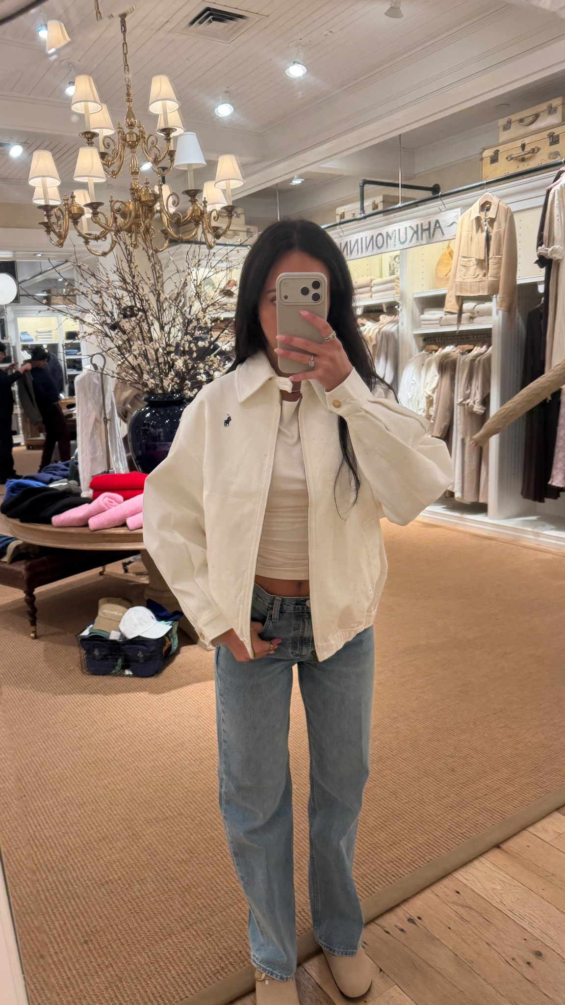 Spring jacket!! Wearing size small. I could’ve gone xs too. It’s very oversized 

#LTKootd #LTKgrwm