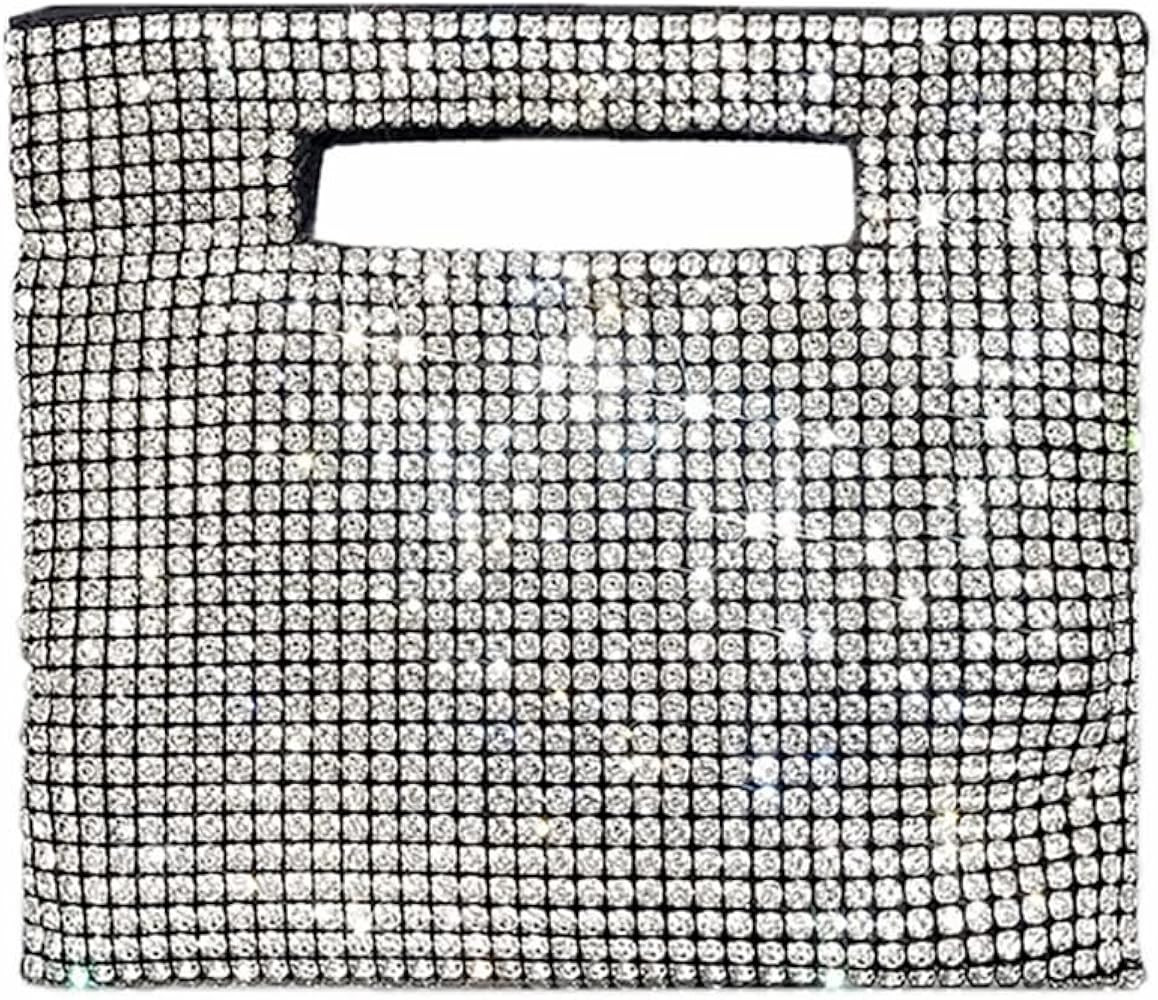 DJBM Glittering Rhinestone Evening Bag for Women Bling Clutch Purse Handbag for Evening Party Nig... | Amazon (US)