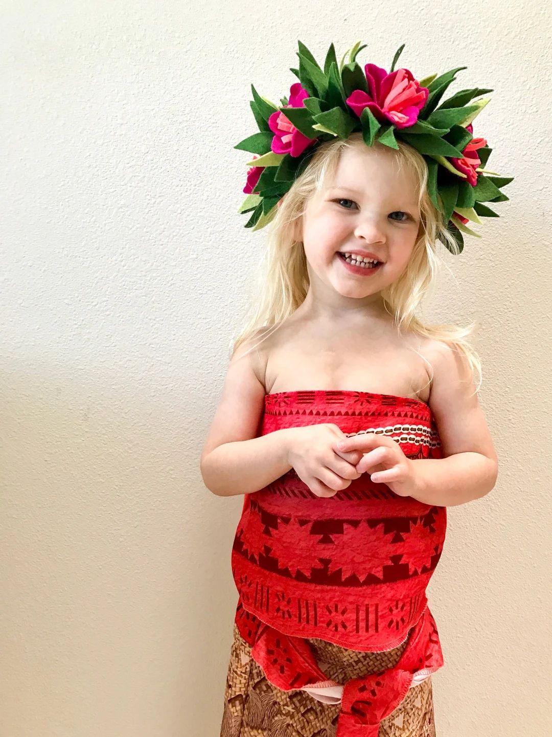 Moana Flower Crown, Moana Dress up Headband, Tropical Flower Crown - Etsy | Etsy (US)