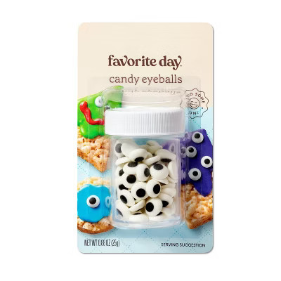 Halloween Candy Eyeballs Icing Decorations - 0.5oz - Favorite Day | Target