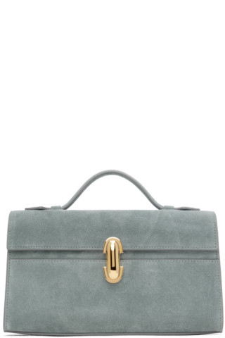 Blue Symmetry Pochette Top Handle Bag | SSENSE