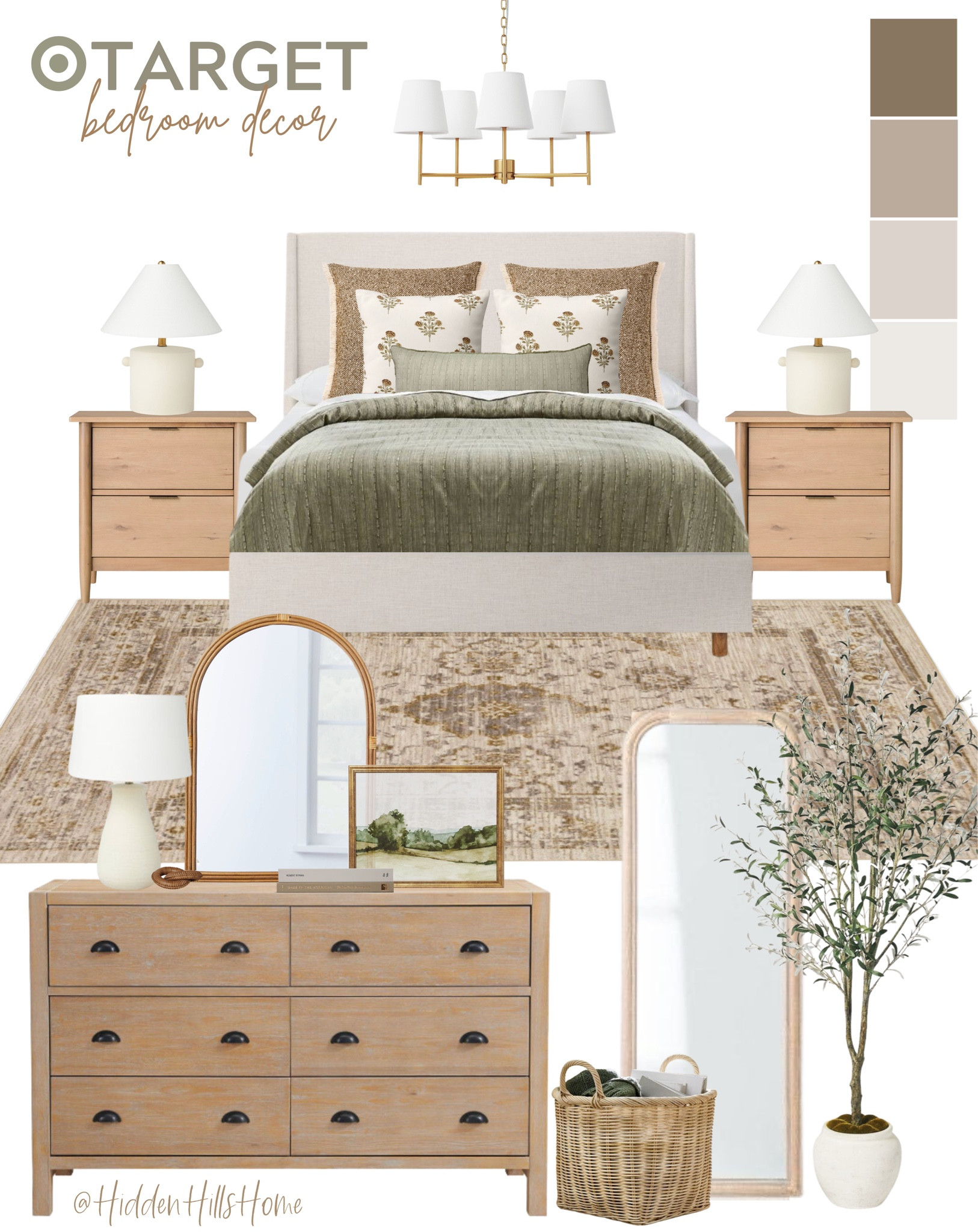 Target bedroom decor, master bedroom mood board, affordable guest bedroom, studio McGee bedroom decor ideas, bedroom Inspo #bedroom #homedecor