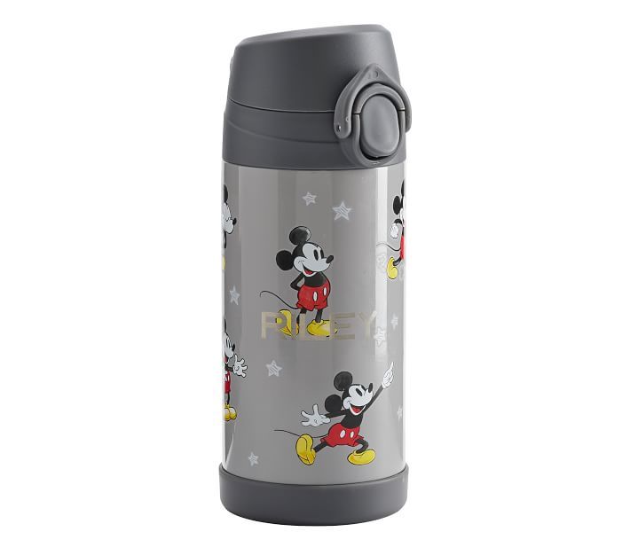 Mackenzie Gray Disney Mickey Mouse Water Bottles | Pottery Barn Kids