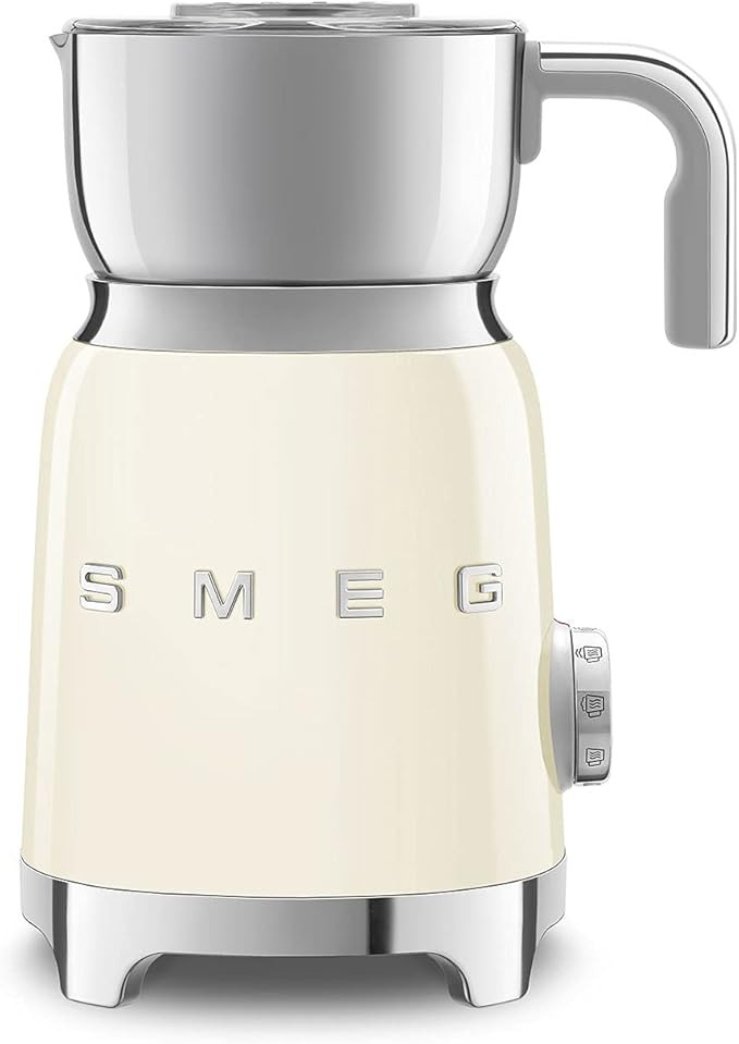 Smeg MFF01CRUS 50's Retro Style Milk Frother - Cream | Amazon (US)