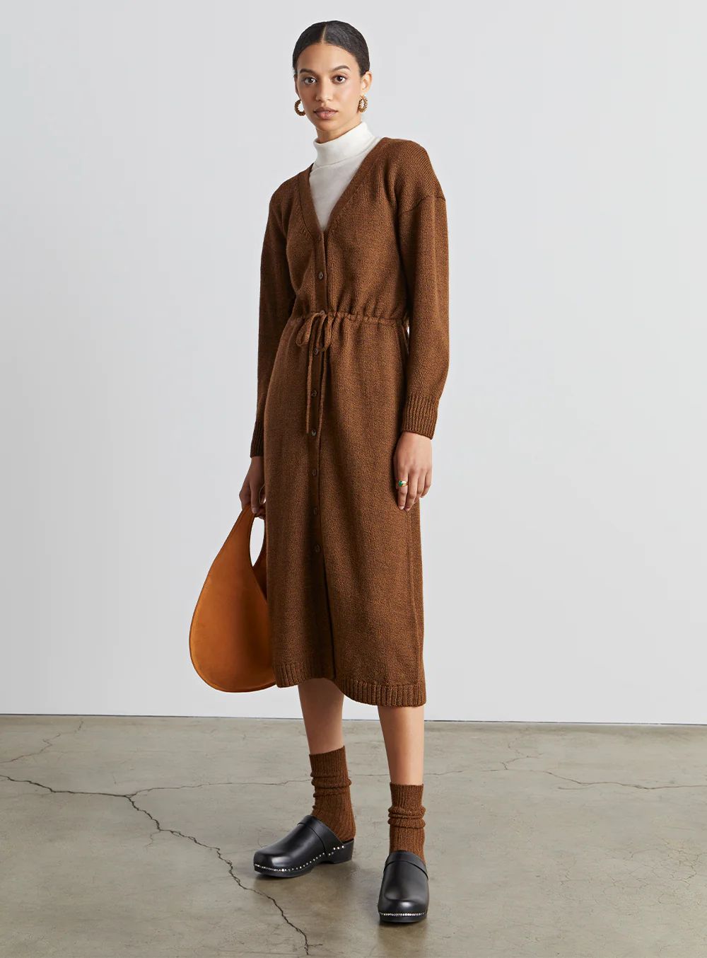 Shayna Gathered Duster Dress | Who What Wear Collection