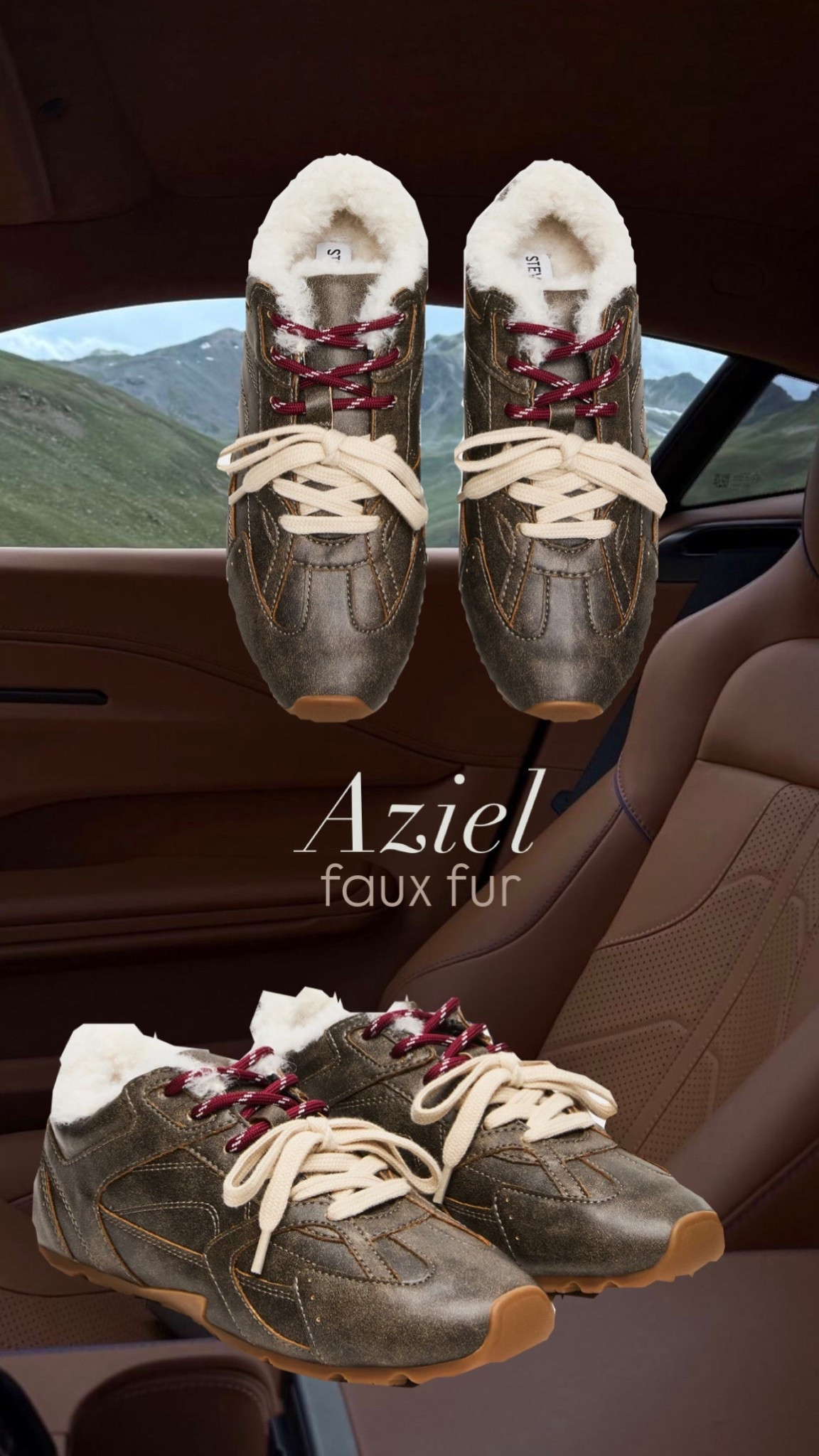 Aziel Faux Fur Distressed Sneaker🤎 

#LTKStyleTip #LTKShoeCrush #LTKSeasonal