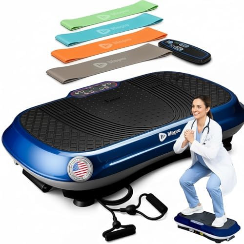 Lifepro Waver Vibration Plate Exercise Machine for Lymphatic Drainage, Muscle Activation, Full-Bo... | Amazon (US)