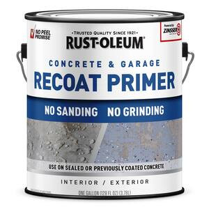 Rust-Oleum 1 gal. Concrete and Garage Interior/Exterior Recoat Primer-338806 - The Home Depot | The Home Depot