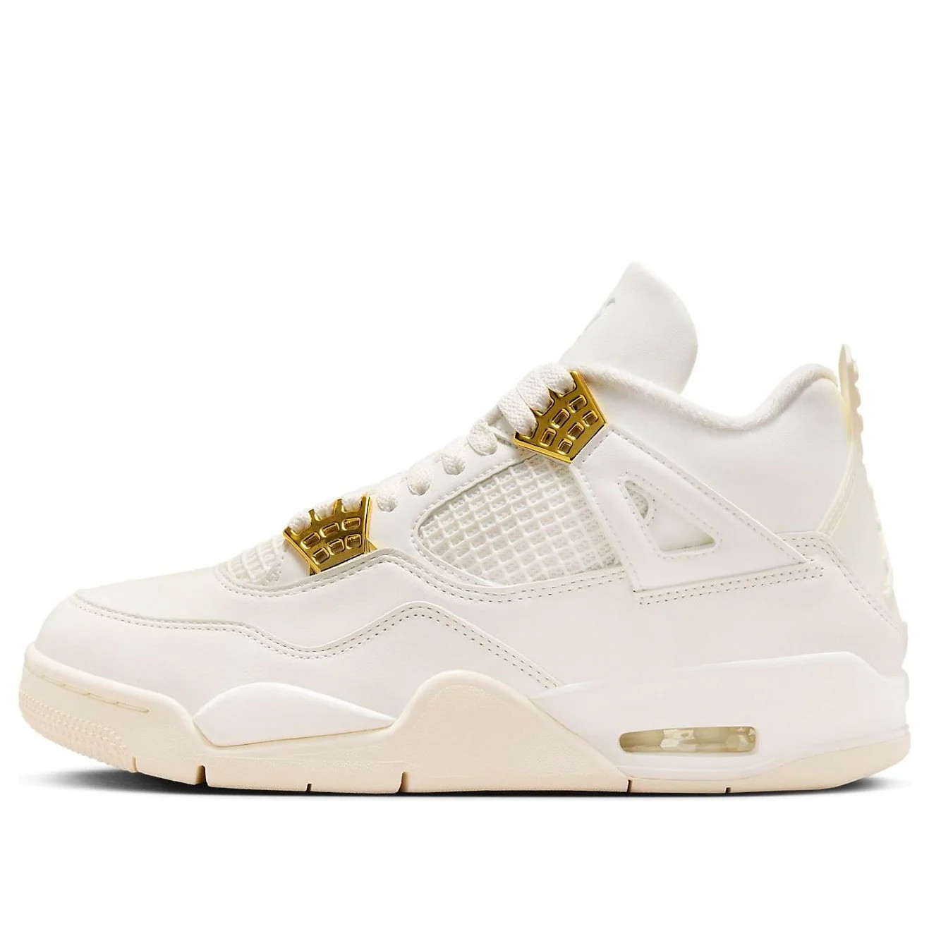Jordan(WMNS) Air Jordan 4 Retro 'Metallic Gold' | KICKS CREW