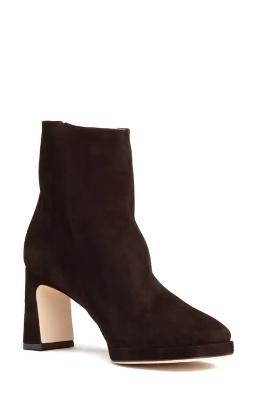 BEAUTIISOLES Scottie Platform Bootie in Brown at Nordstrom, Size 4.5Us | Nordstrom