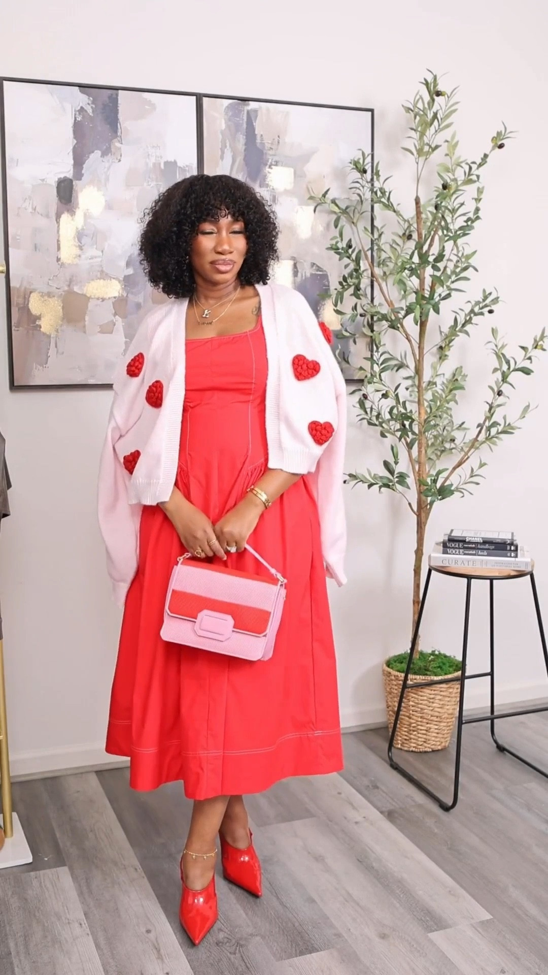 Spring Outfit Idea… Can’t go wrong with a red dress. Keep the heart cardigan for valentines and switch it out to denim jacket after. Get more wears out of your dress.


#LTKSeasonal #LTKootd #LTKBump