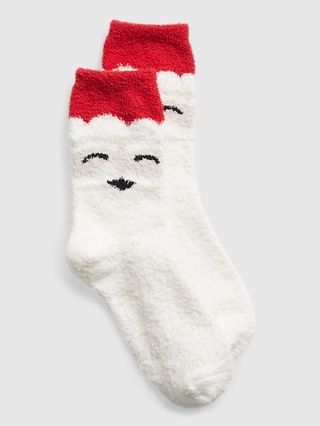Kids Cozy Santa Socks | Gap (US)
