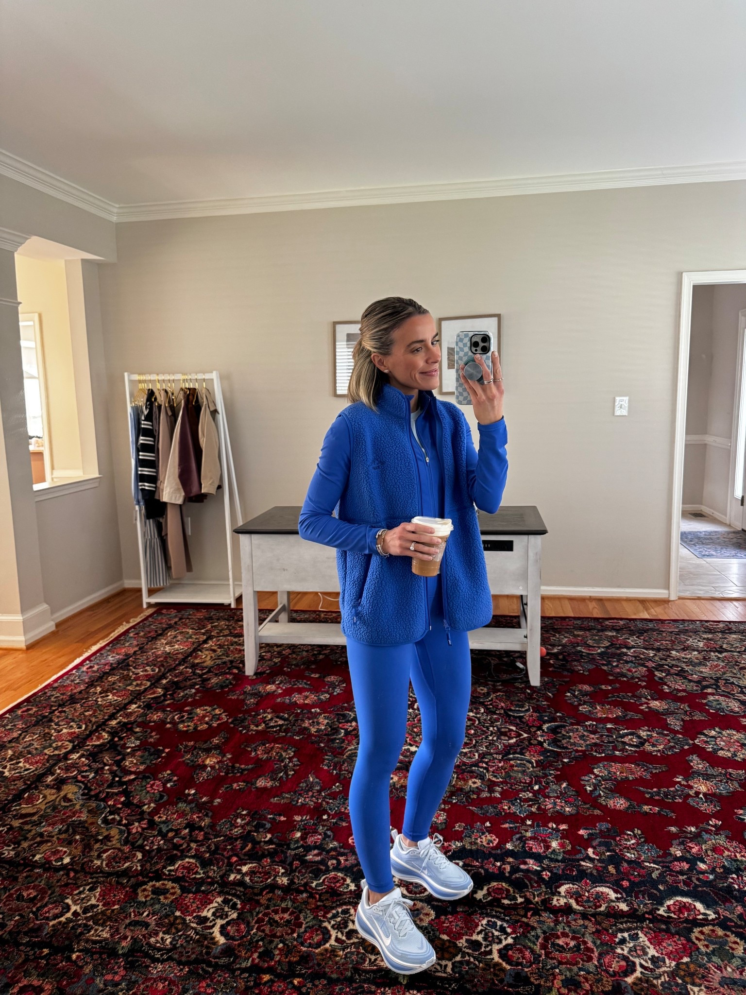 XS leggings 
Small tops 

#LTKootd #LTKmomlife