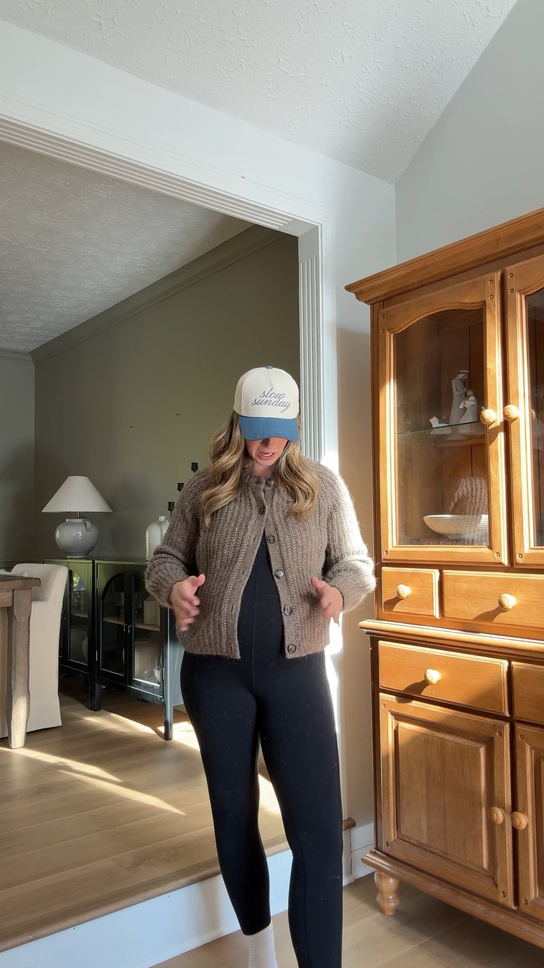 Third trimester outfit on repeat — love how this Sezane cardigan makes my outfits feel a little more put together when I leave the house.

#LTKBump #LTKStyleTip #LTKSeasonal