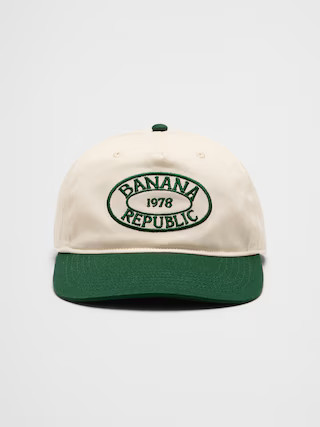 Tall Crown Logo Baseball Cap | Banana Republic Factory