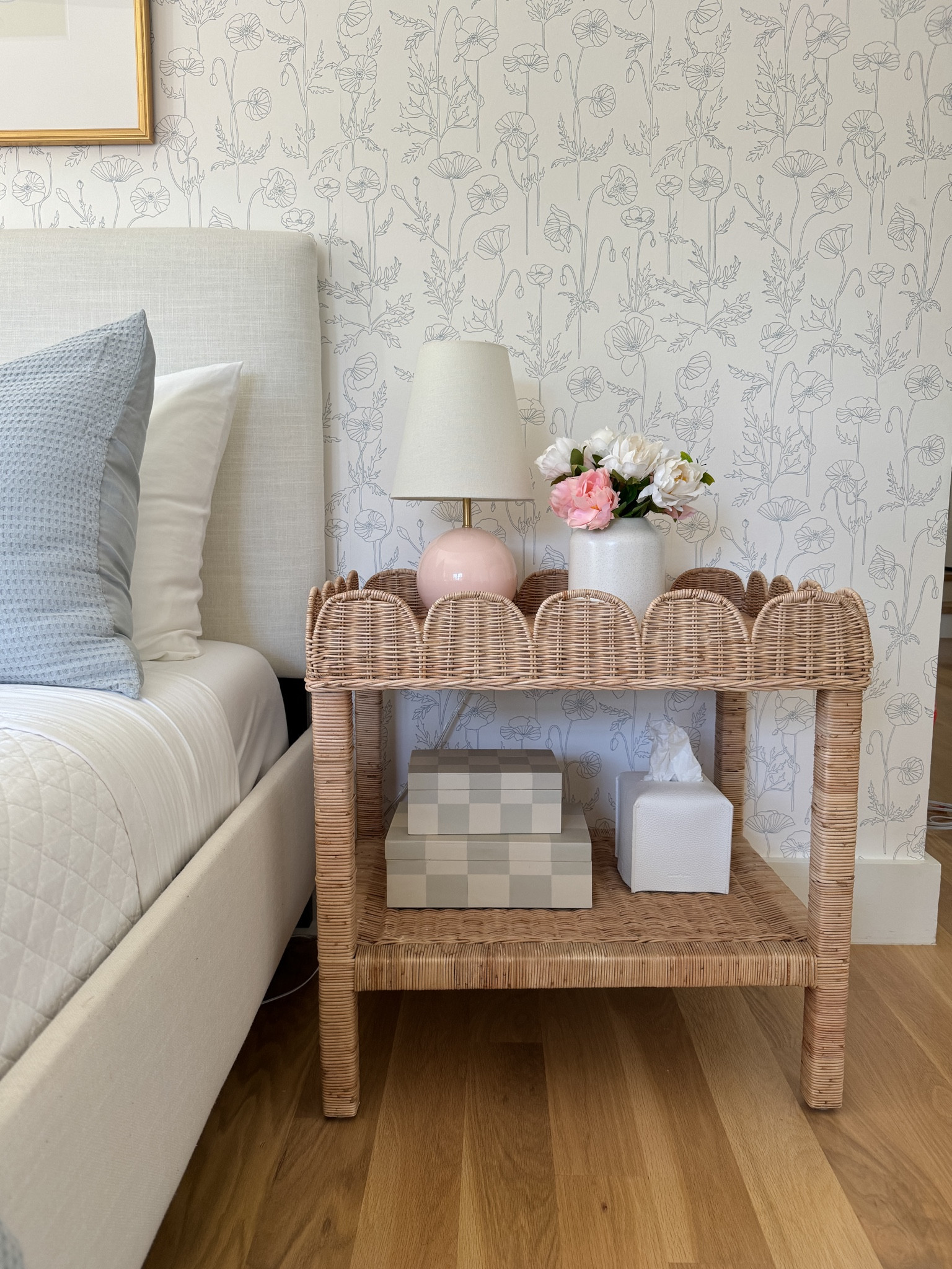 My daughters room is on sale! Shop her blue and white floral wallpaper, blue bedding, upholstered bedframe 

#LTKHome #LTKSaleAlert #LTKStyleTip