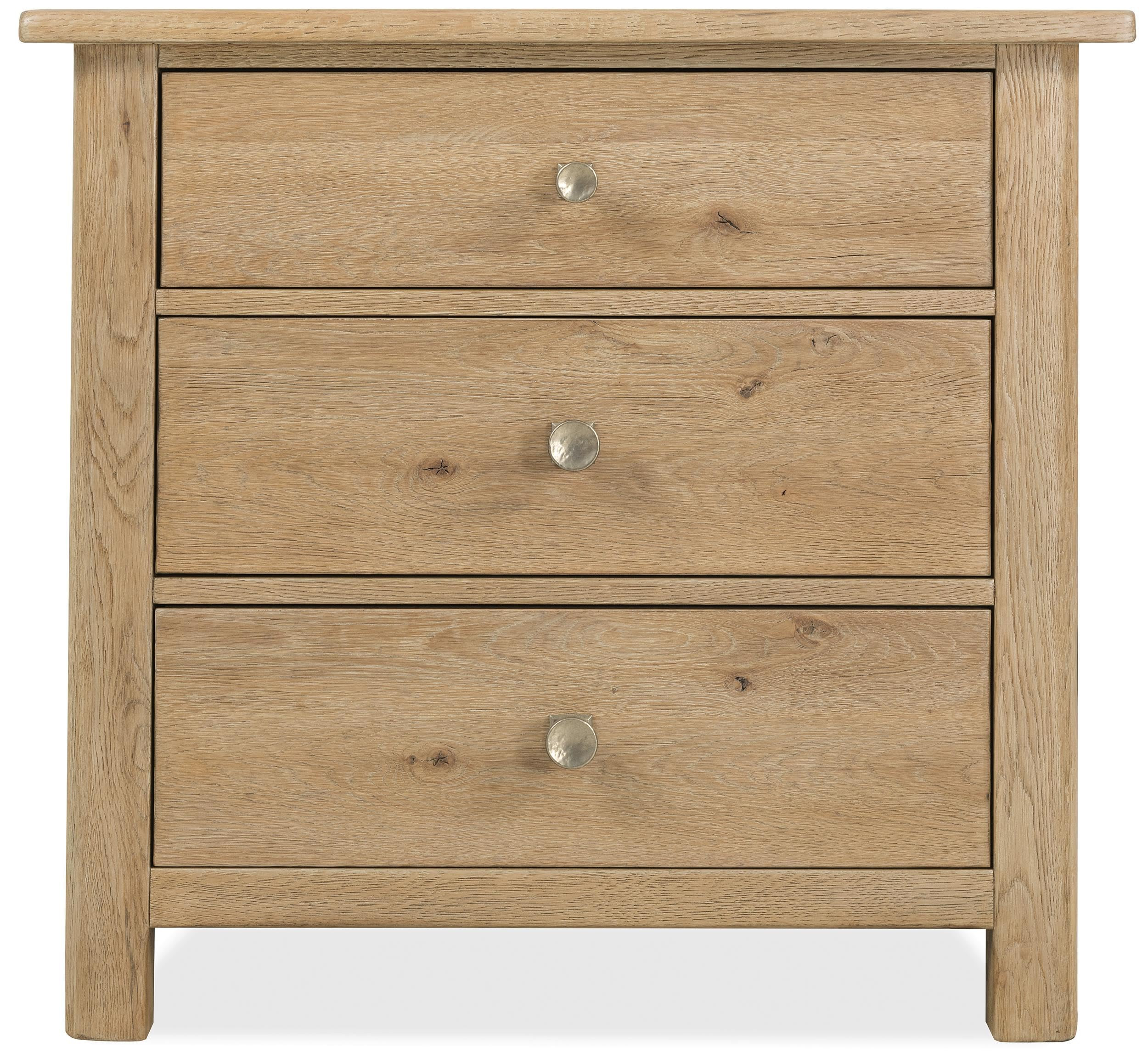 Amazon.com: Hooker Driftwood Three-Drawer Nightstand in Light Brown Wood Furniture : Home & Kitchen | Amazon (US)