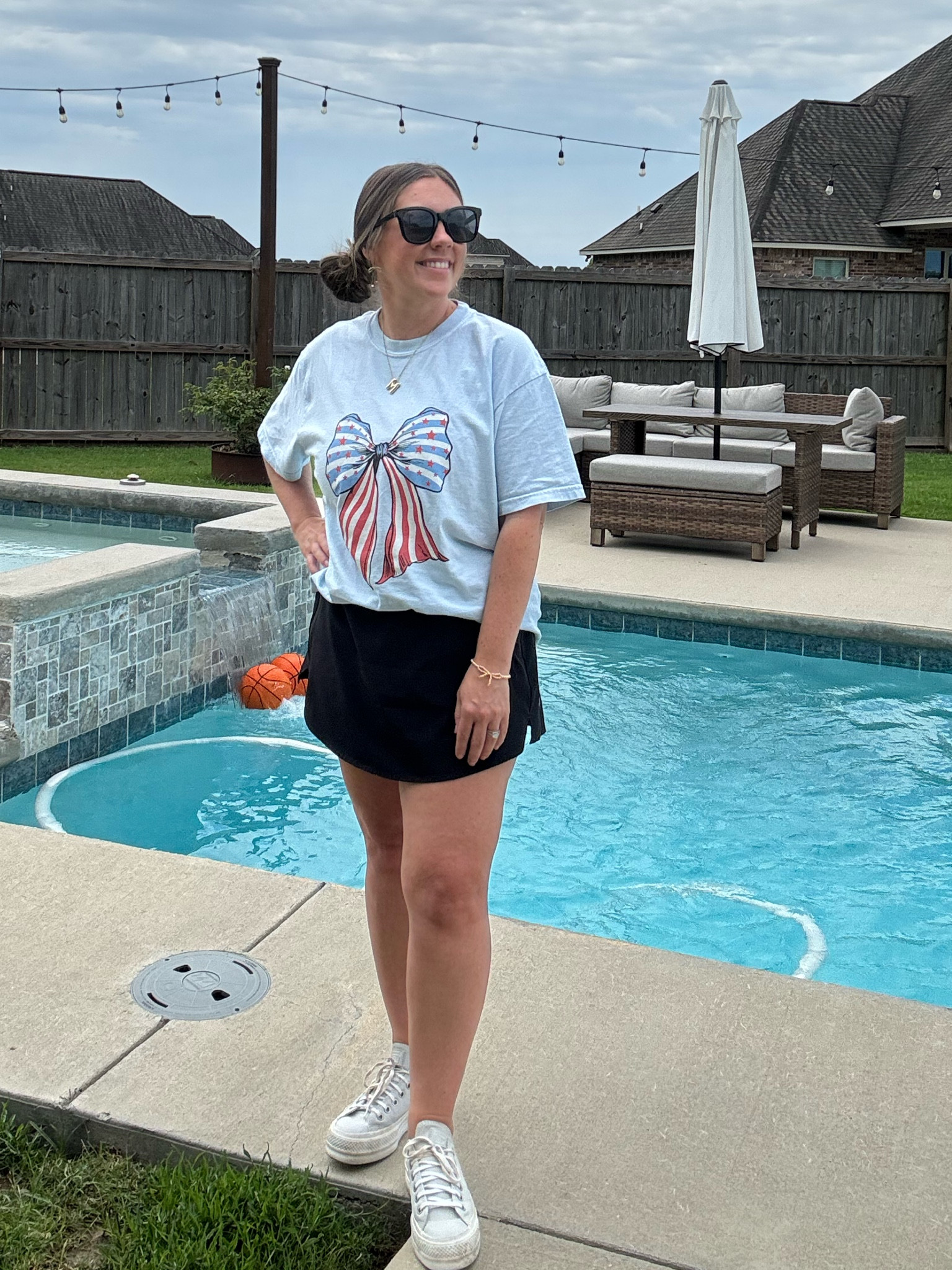 It’s giving “4th of July” This cute and comfy ootd perfect for a casual outing or a day at home! Either way, you will look cute while being comfy! 

#LTKSaleAlert #LTKStyleTip #LTKFindsUnder50