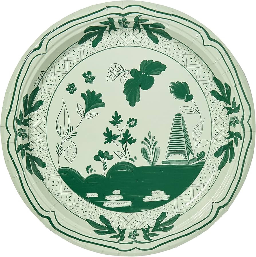 Beachside Pavilion Disposable Paper Dinner Plates, Pack of 8, 10.5 in, Great for Dinner Parties, ... | Amazon (US)