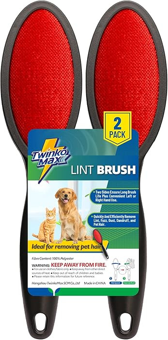 Lint Brush, Lint Remover, Pet Hair Remover, Clothes Brush, Magic Lint Remover Brush, Sheet and Ca... | Amazon (US)