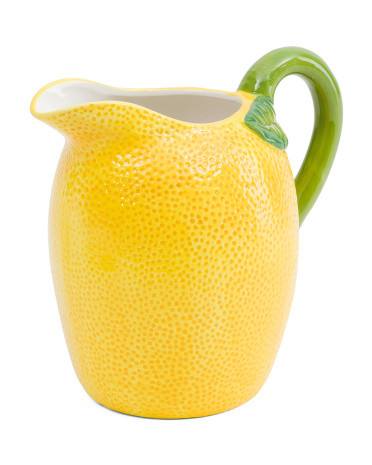 7x9 Figural Lemon Pitcher | TJ Maxx