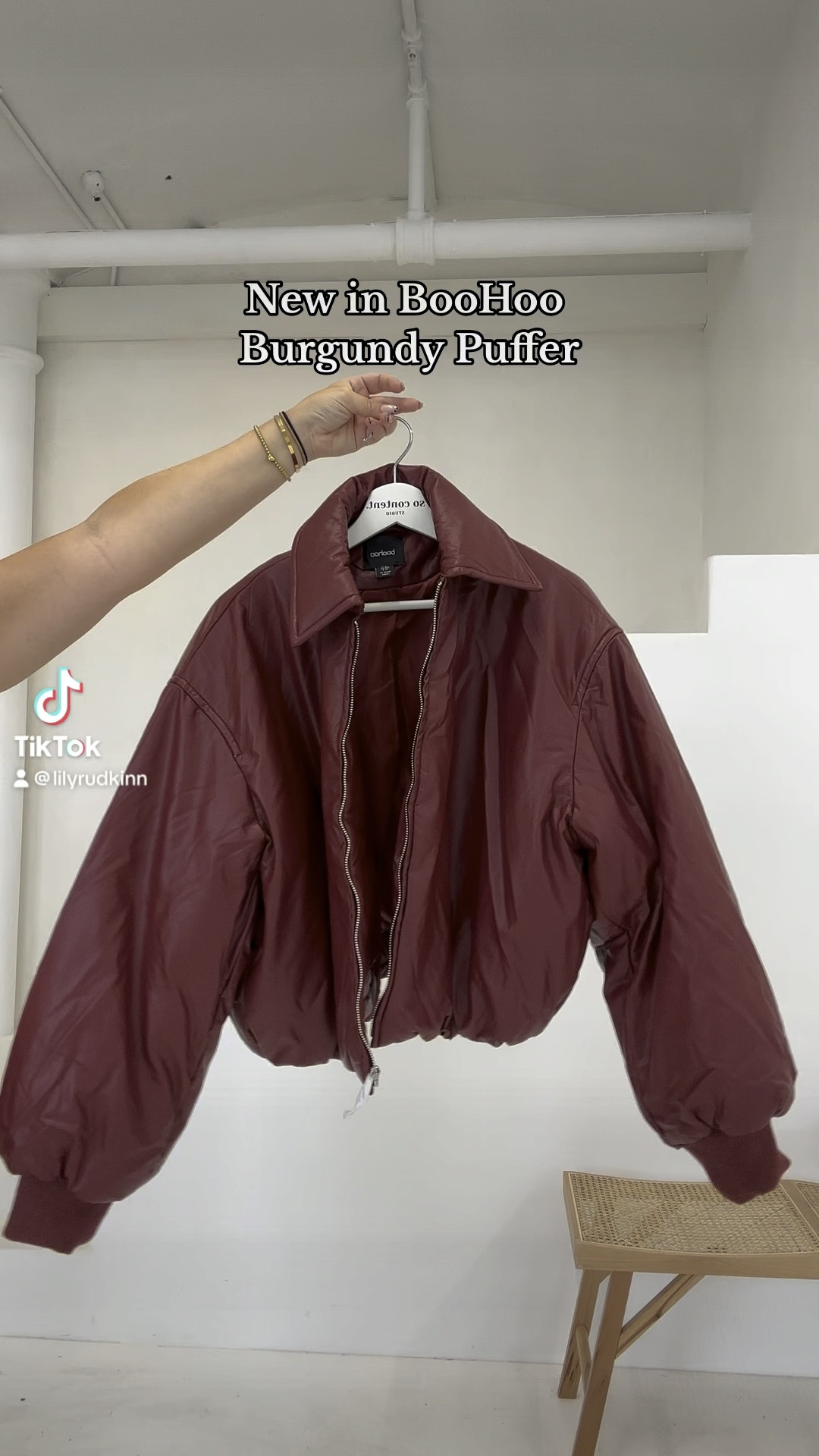 New in BooHoo Burgundy Puffer Coat

#FashionMonth #LTKautumn #LTKuk