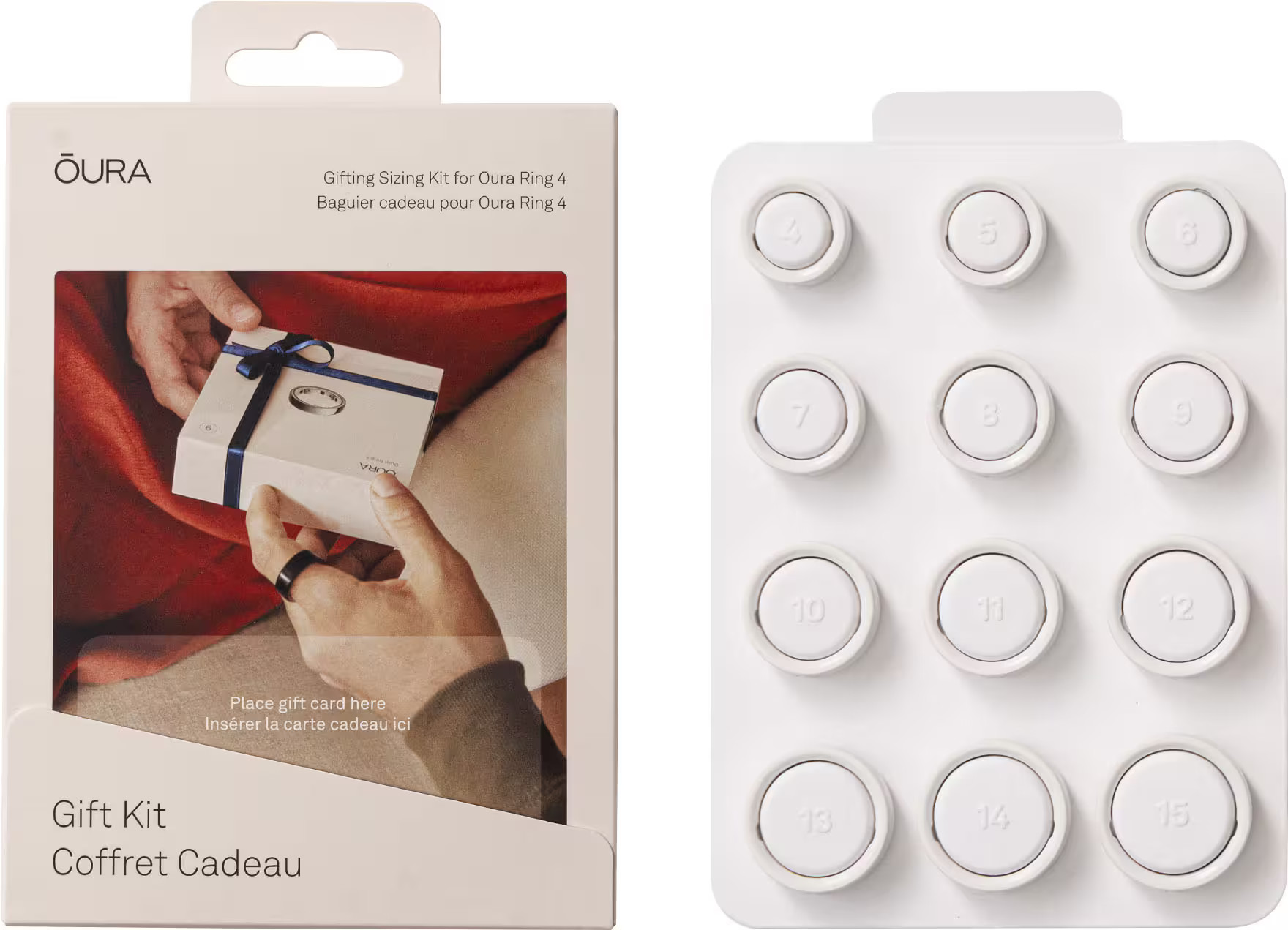 Oura Ring 4 Gifting Sizing Kit Unique Sizing Give the gift of health White JZ98-56085 - Best Buy | Best Buy U.S.