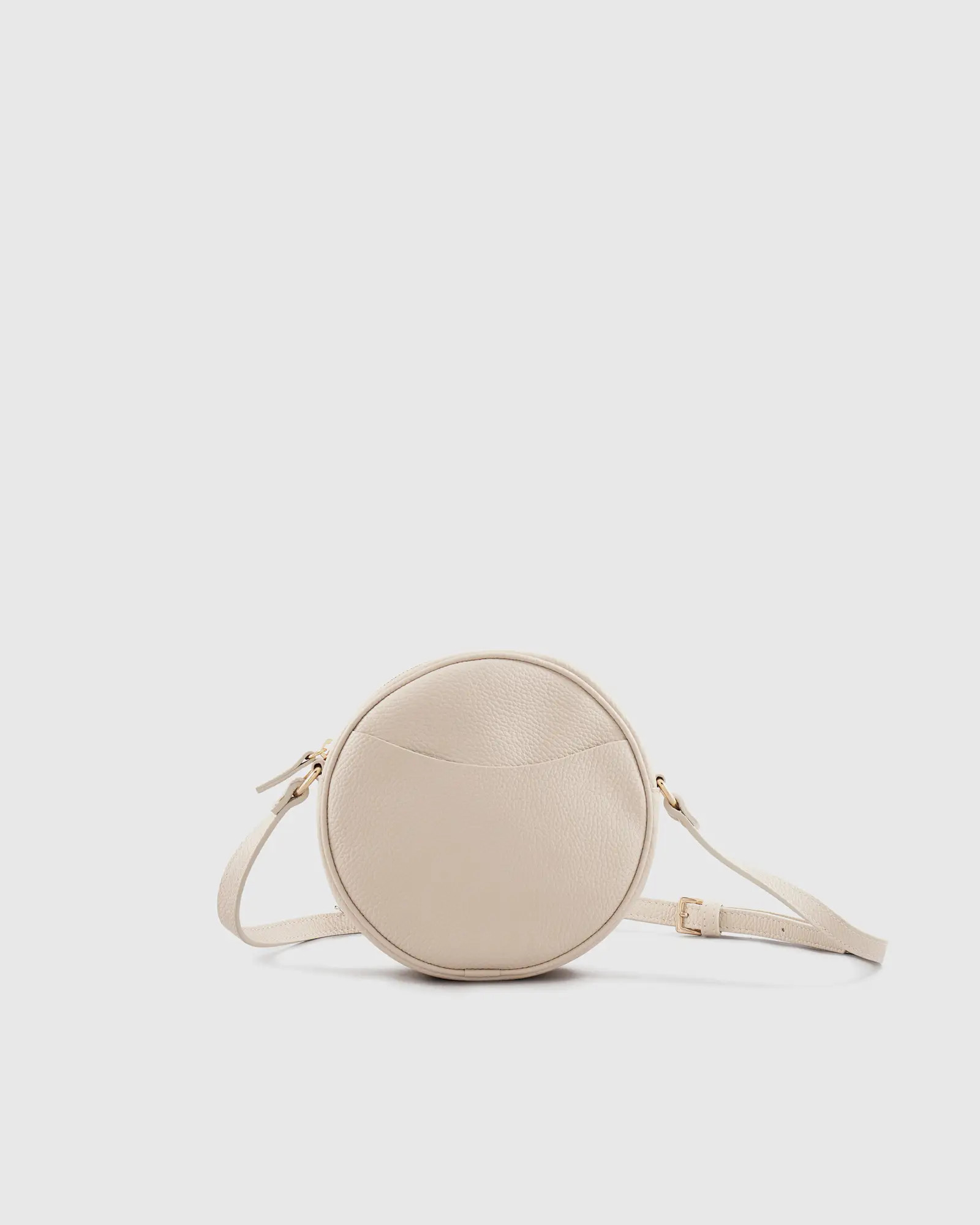 Italian Leather Circle Crossbody Bag | Quince