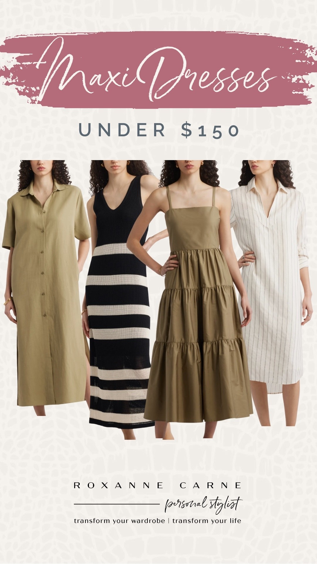 My favorite maxi dresses for summer all under $150🤩

#fashion #fashionfinds #findsunder150 #maxidress #summerdresses

#LTKStyleTip #LTKSeasonal #LTKWorkwear