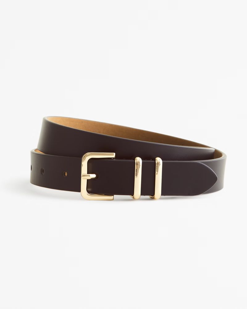 Square Skinny Belt | Abercrombie & Fitch (US)
