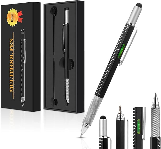 Stocking Stuffers for Mens Gifts, 6 in 1 MultiTools Pen, Christmas Unique Gifts for Men Father Da... | Amazon (US)
