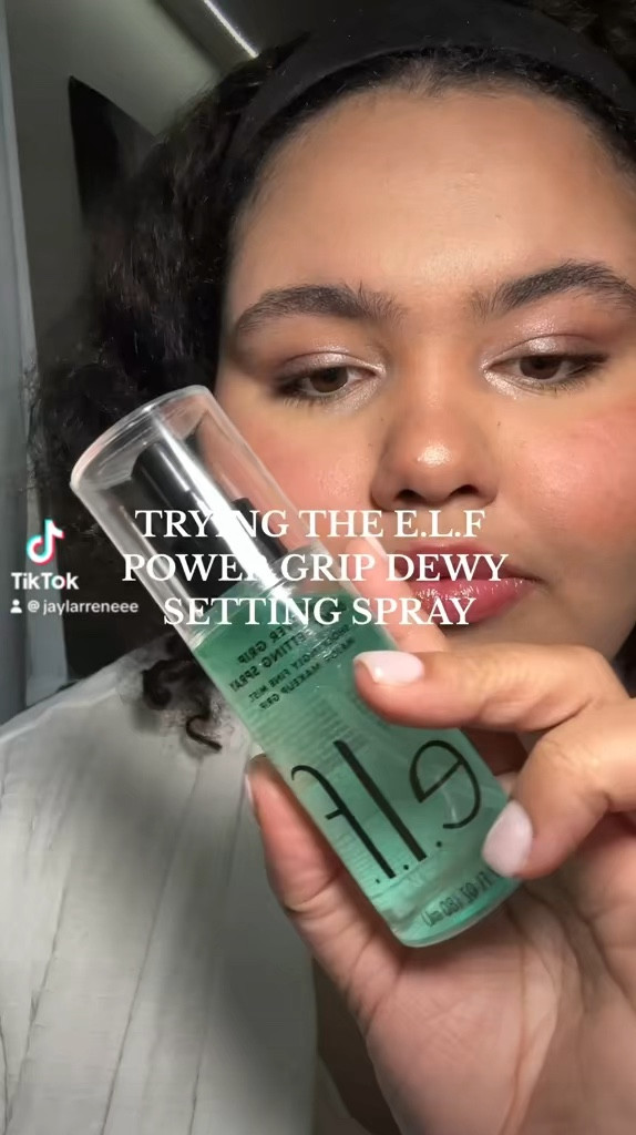 ELFS new setting spray for a dewy look 

#LTKBeauty #LTKGiftGuide #LTKVideo