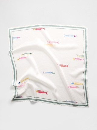 Oversized Silk Bandana | Gap (US)
