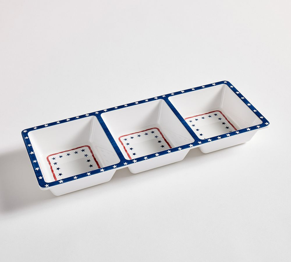 Cabana Americana Outdoor Melamine Multi Condiment Server | Pottery Barn (US)