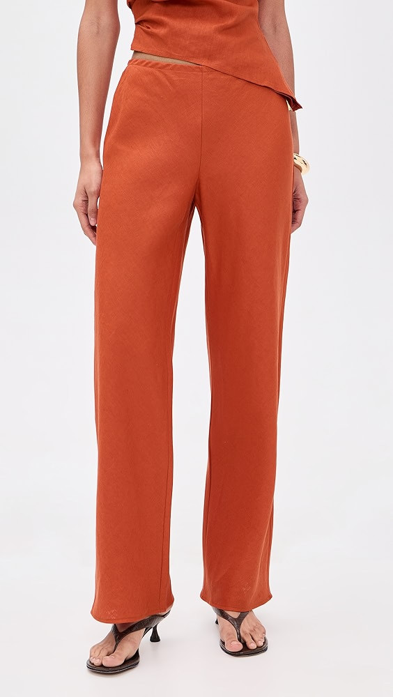 Reformation Gale Linen Pants | Shopbop | Shopbop