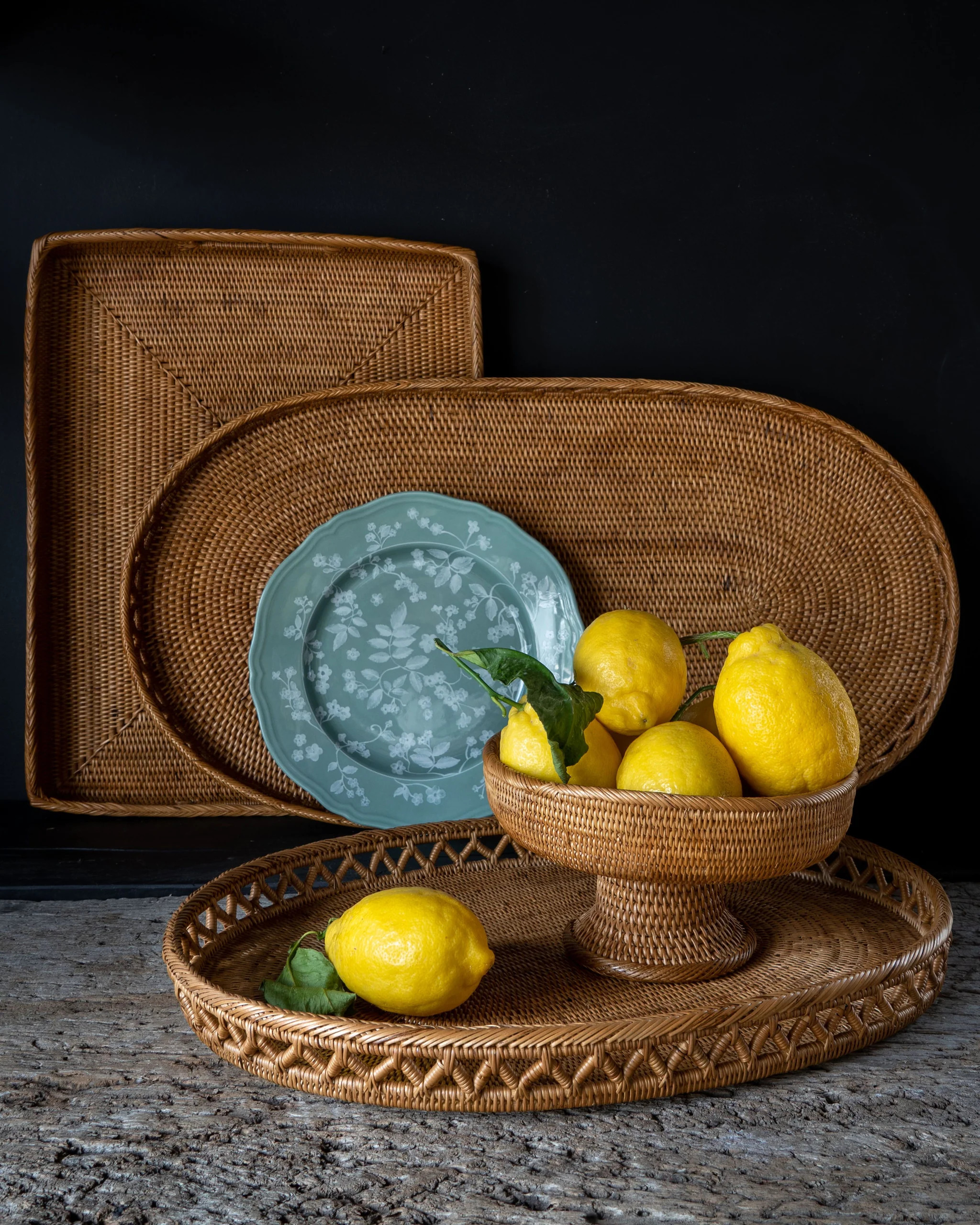 Floral Dessert Plate Sage by Ginori 1735 | Cabana Magazine