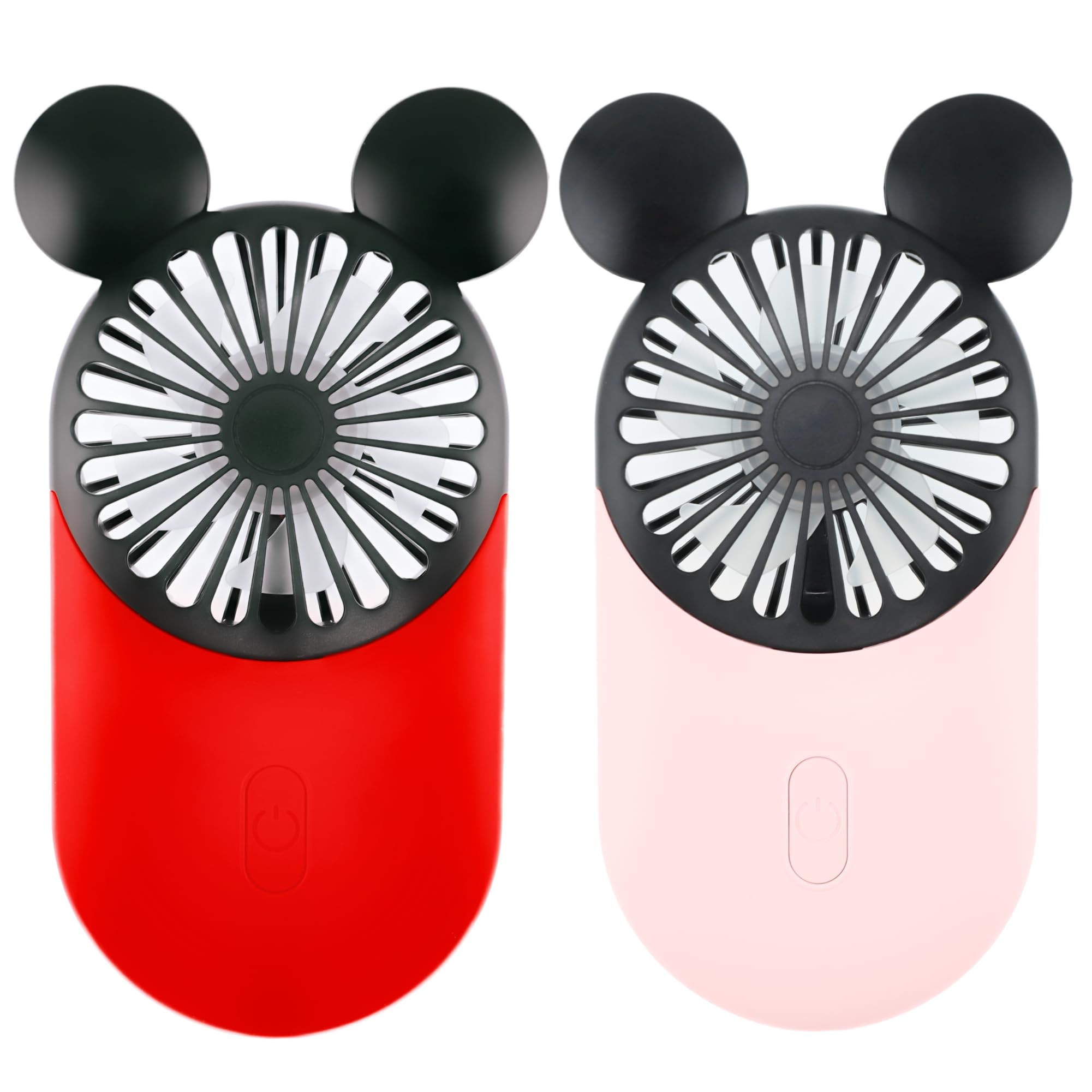 Cute Mouse Personal Mini Fan, Rechargeable Handheld USB Fan, 3 Adjustable Wind Speeds and Wearabl... | Amazon (US)