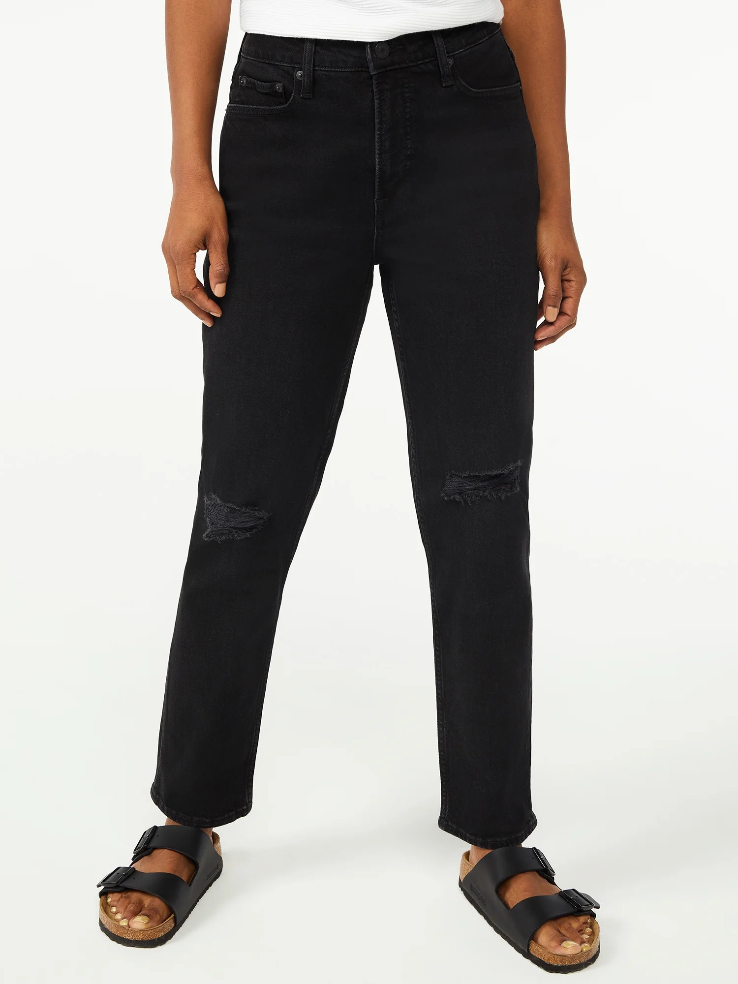 Free Assembly Women's Original 90's Straight Jeans - Walmart.com | Walmart (US)