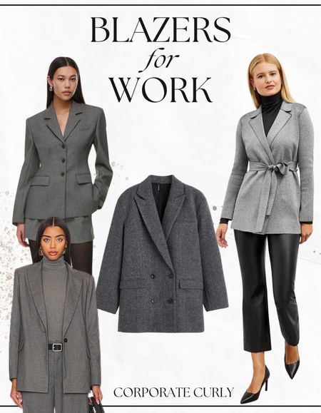 Gray color professional blazers for work

#LTKstyletip #LTKworkwear