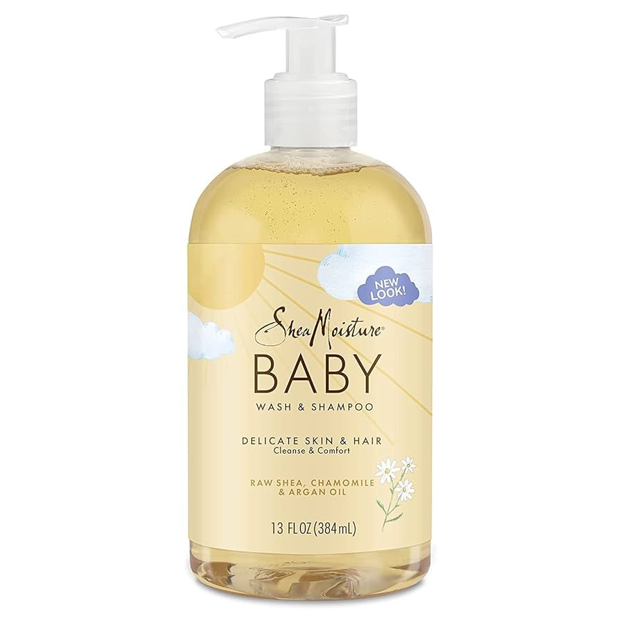 SheaMoisture Baby Wash & Shampoo for All Skin Types Raw Shea, Chamomile & Argan Oil Baby Wash and... | Amazon (US)