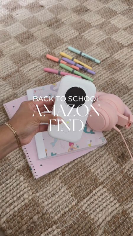 Back to school amazon find - this label maker is so versatile for labeling things around your home and so convenient for labeling your kids school supplies + makes a great teacher gift🤍 #backtoschool #schoolsupplies #labelmaker #amazon #amazonfind #amazongadget #amazonmusthave #kidsfind #school 

#LTKBacktoSchool #LTKkids #LTKFind