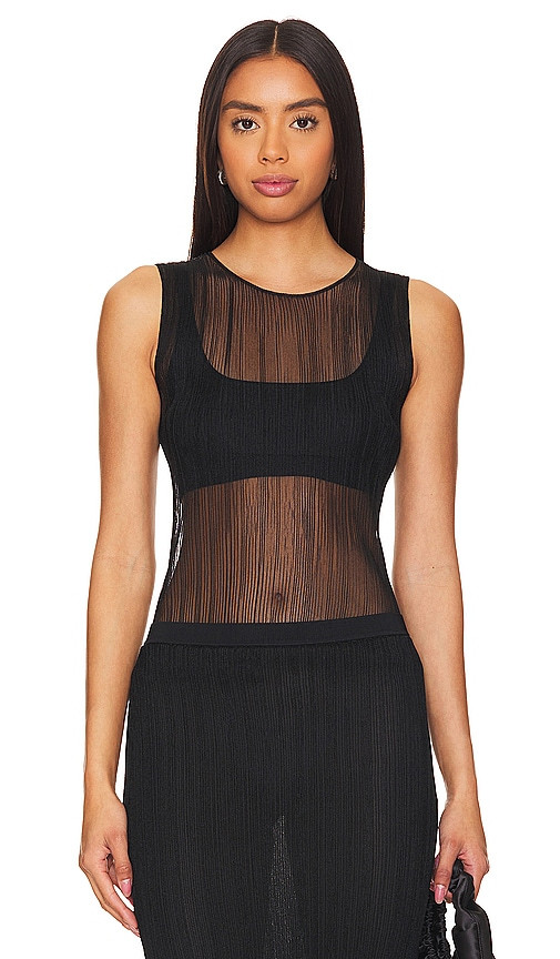 SIMKHAI Oakley Tank in Black. - size S (also in L, M, XS) | Revolve Clothing (Global)