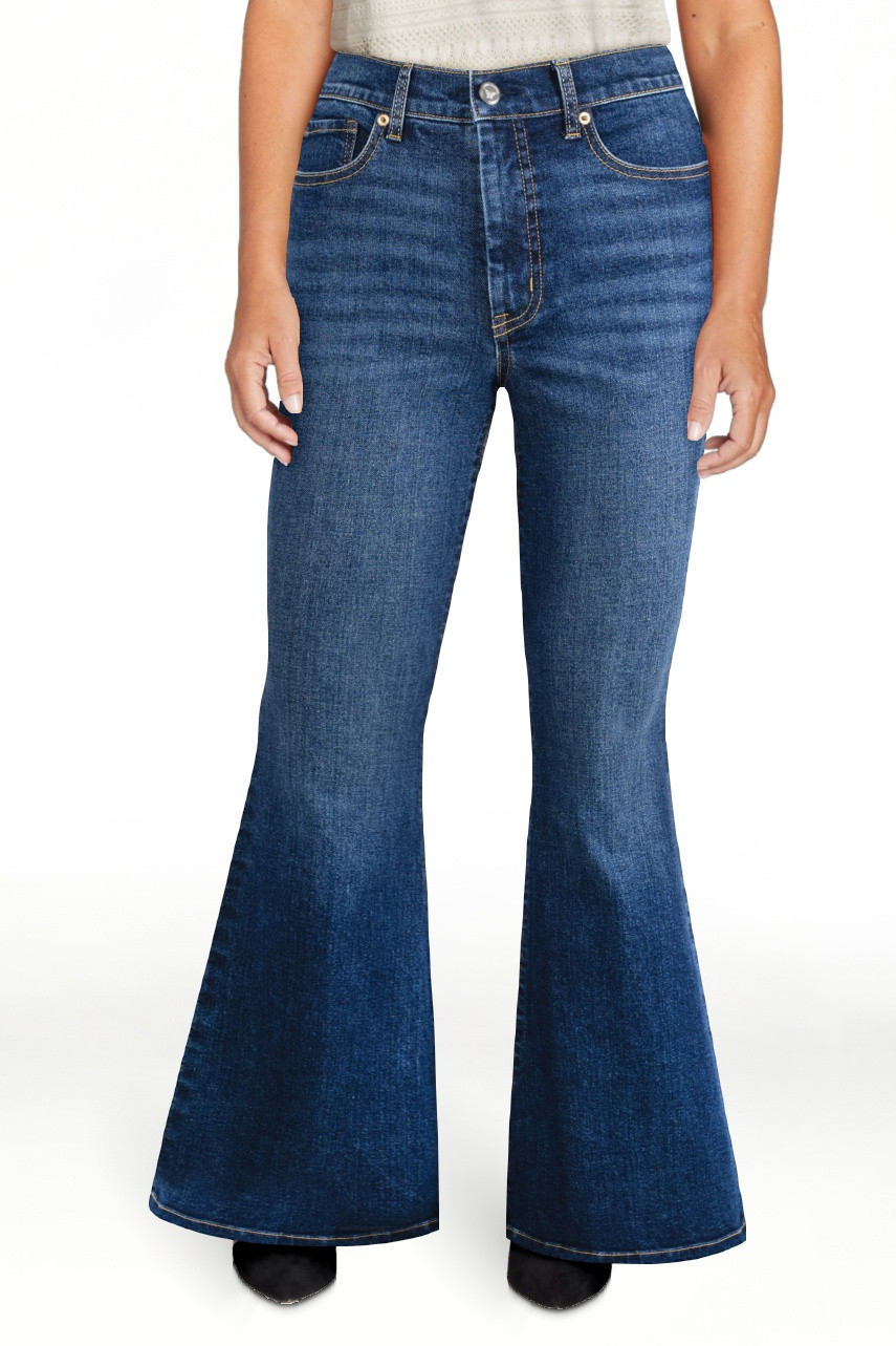 Jessica Simpson Women's and Women's Plus Daisy Fitted Flare Jeans, Sizes 2-26W | Walmart (US)